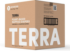 Diapers Size 1: 85 Plant-Based Diapers, Ultra-Soft  Chemical-Free for Sensitiv