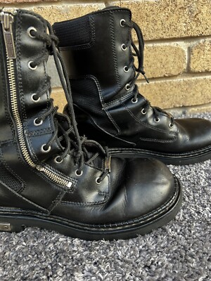 Harley-Davidson Paraspinna Mens BOOTS Sz 11 Black Leather  display picture 2