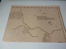 Judges Guild Vintage Map 17x22 Ament Tundra/Ghinor Maps #14/#11 Judges Unused!