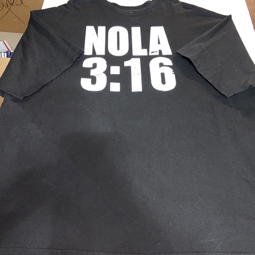 WRESTLEMANIA 34 WWE NOLA 3:16 Stone Cold Steve Austin Skull Rattlesnake 4XL EUC
