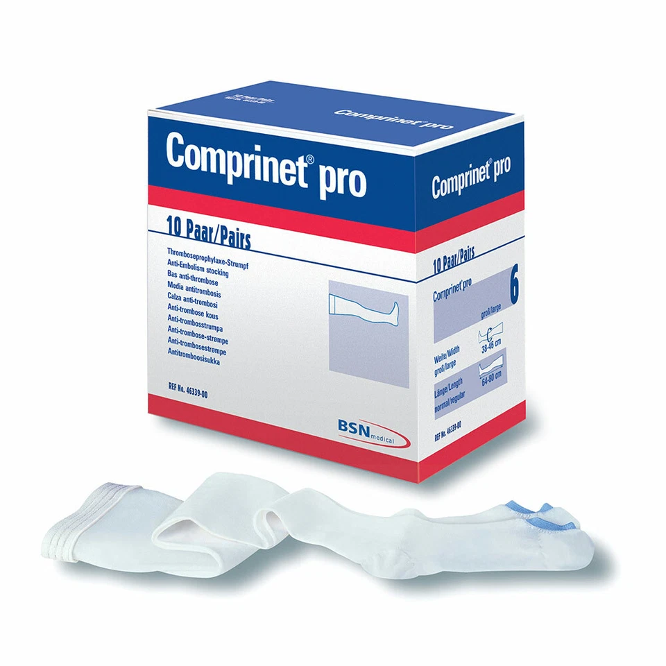 1x Comprinet pro Thrombosestrümpfe med. Kompressionsstrümpfe Oberschenkellang - Bild 4 von 4