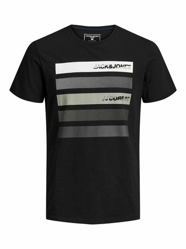 Camiseta Jack Jones Para Hombres Manga Corta Cuello Redondo Estampada Informal Top Camiseta Talla S-2XL - Imagen 15 de 27