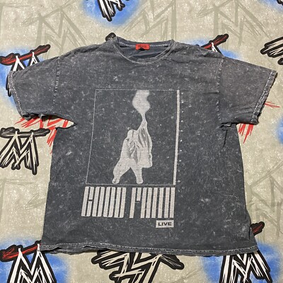 Madeon Daedalus Band Tee Acid Wash Good Faith Tour T-Shirt Men's L