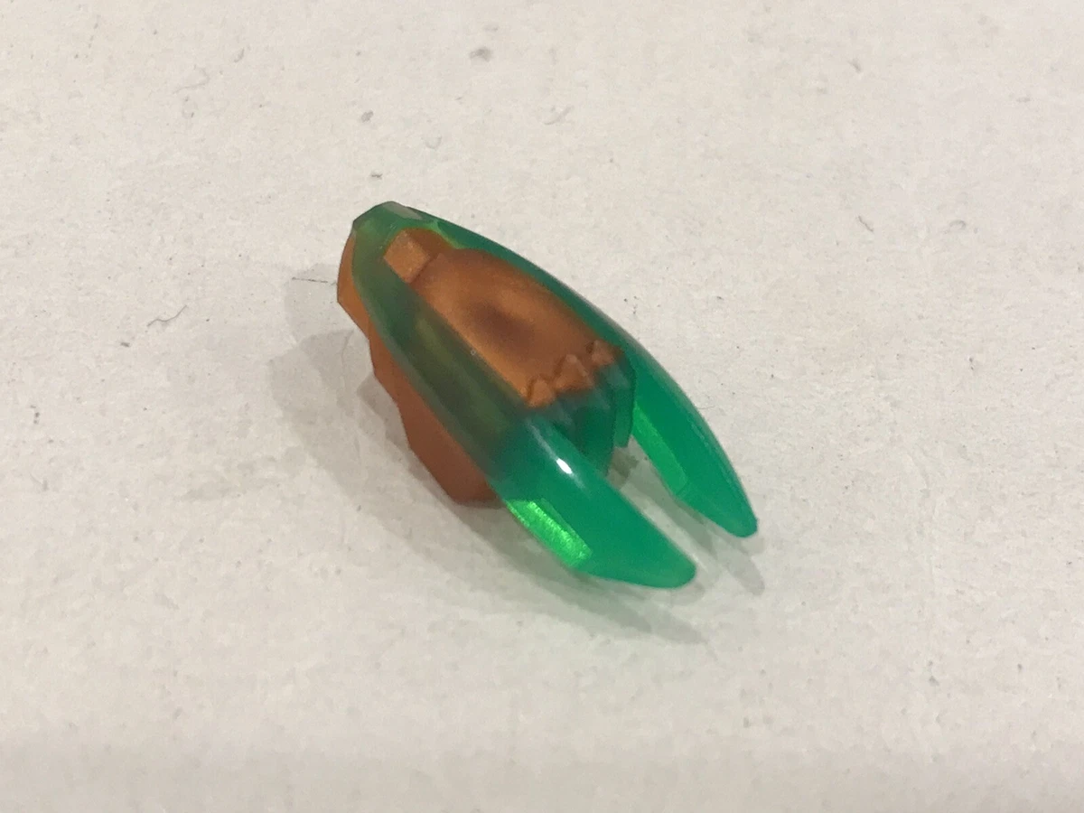 Lego Ninjago Time Blade Trans Green Claw Weapon 70626 Dawn of Iron