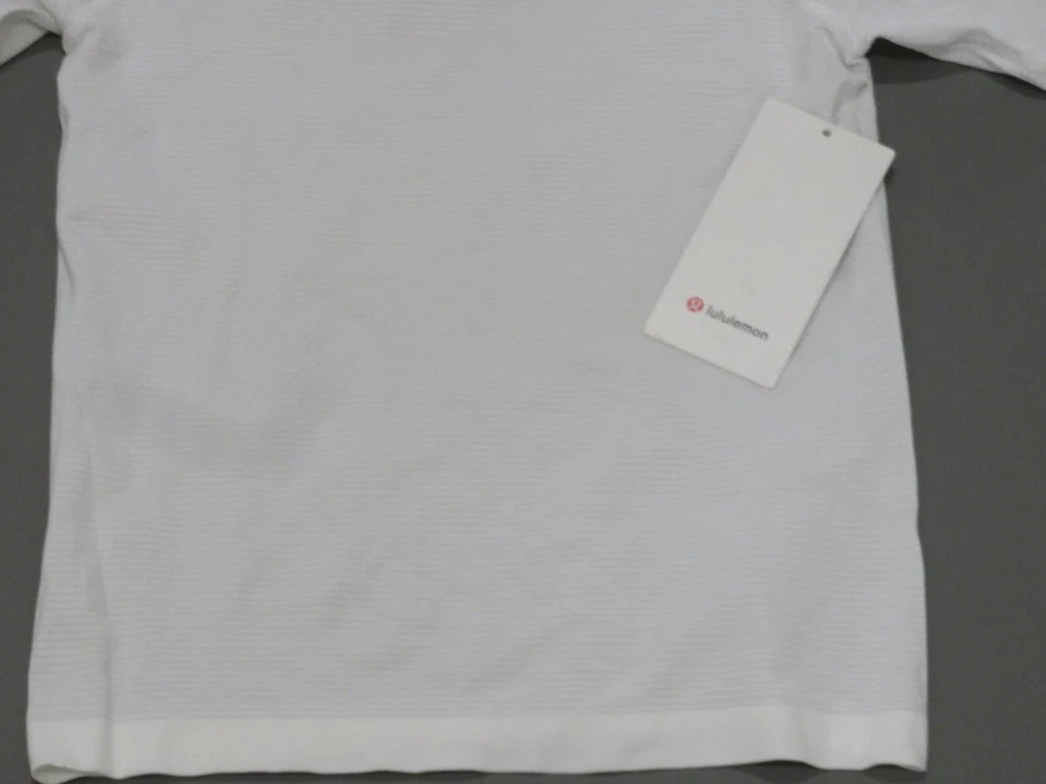 Camisa Lululemon Swiftly Tech LS manga longa 2.0 corrida feminina 6 listrada atlética - Imagem 3 de 4