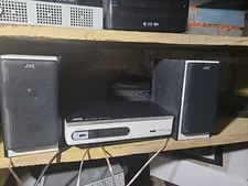 JVC UX-EP25 Micro System CD Player FM/AM  w/Speakers TESTED