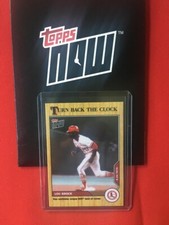 LOU BROCK 2020 TOPPS NOW TBTC #147  SWIPES 800 BASE OF CAREER 8-24 1975
