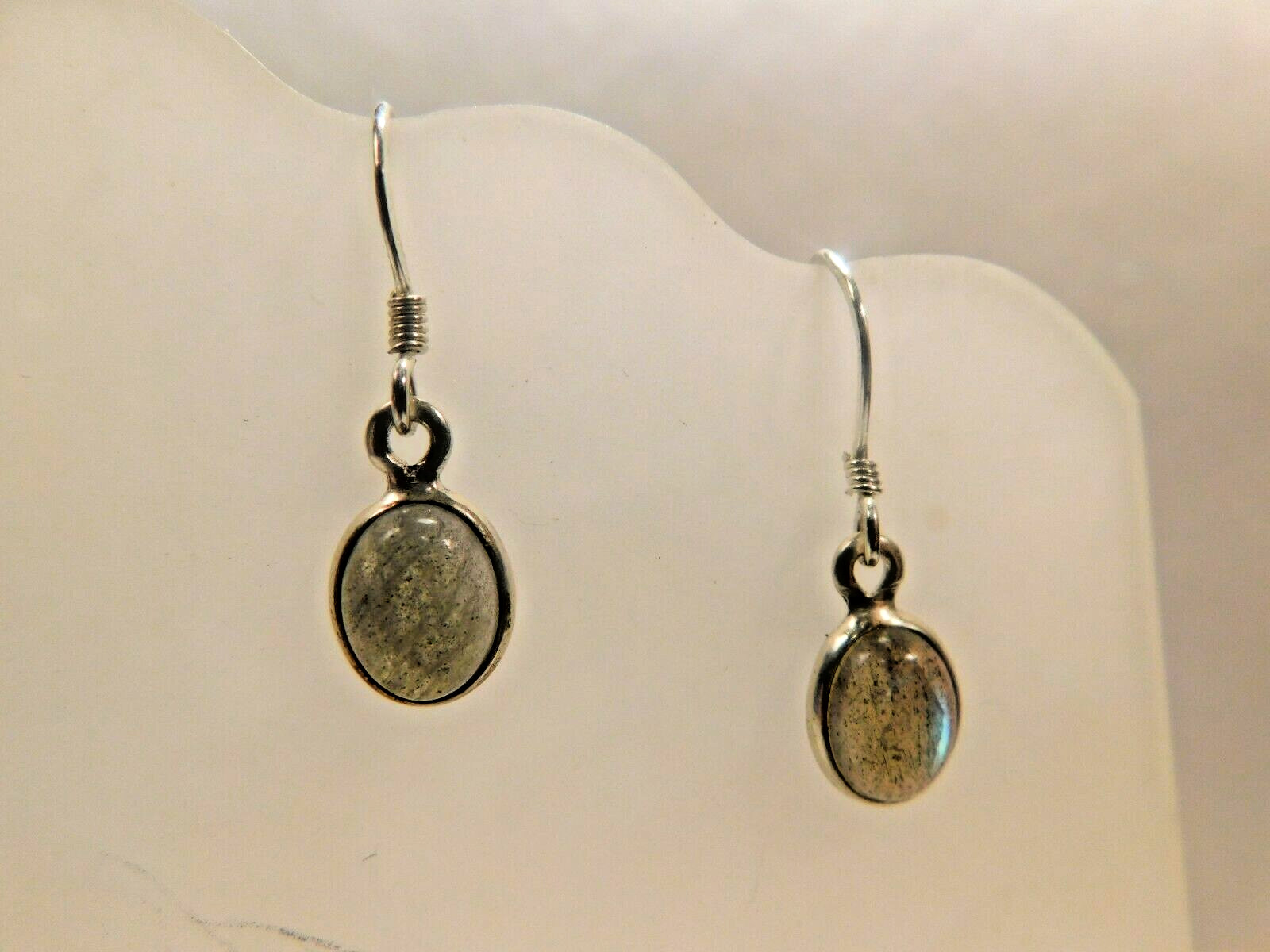 925 Moonstone Crafted Dangle Earrings Solid Sterl… - image 2