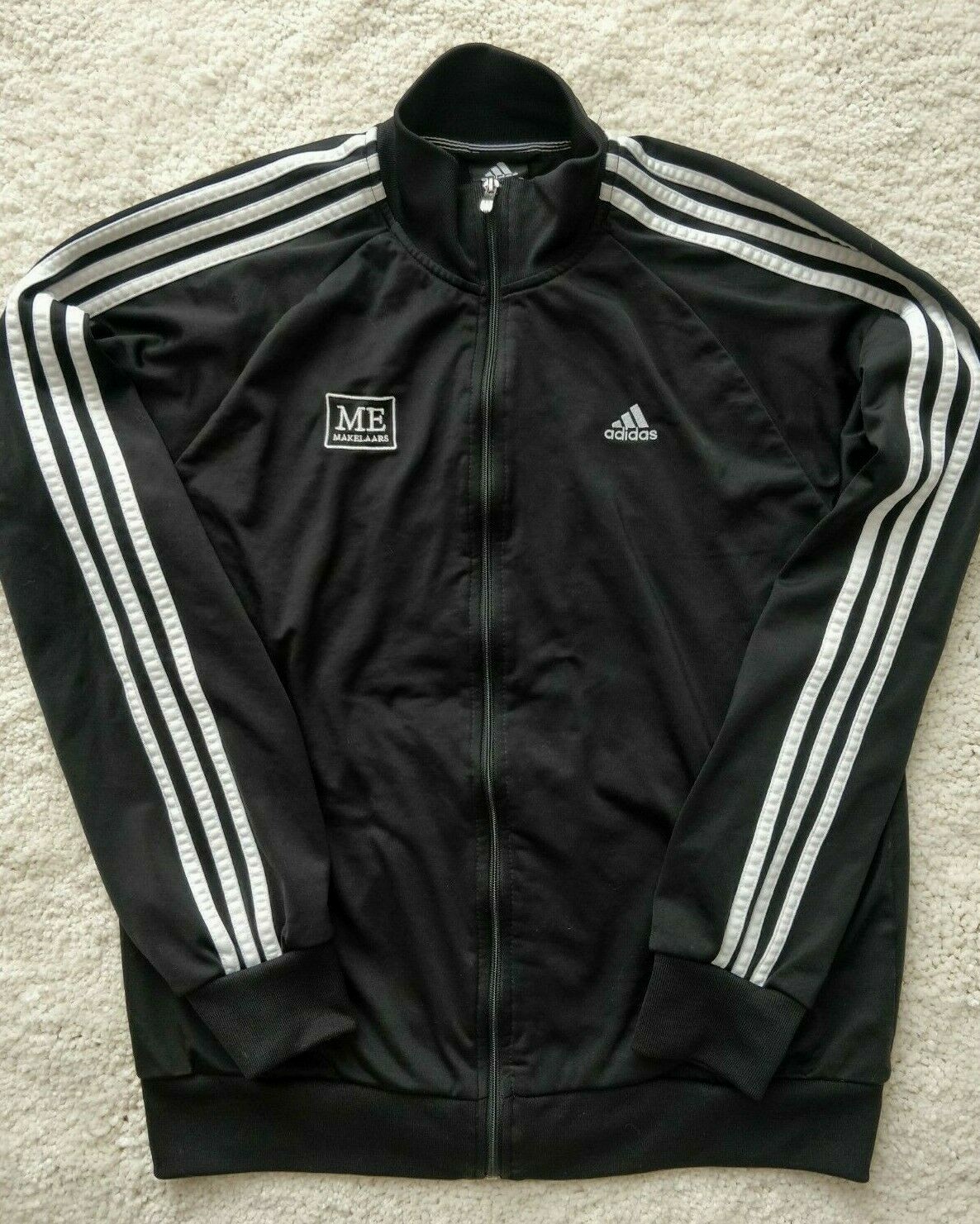 Adidas Essentials Track Top Jacket Sweatshirt Bla… - image 2
