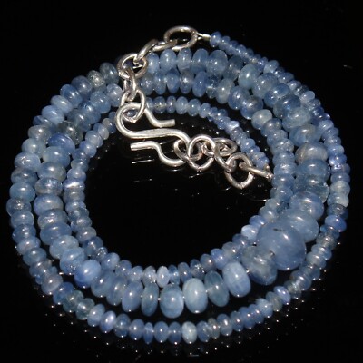 Top Quality Natural OLD Burma Blue Sapphire Necklace 86 Carat Loose Gemstone B20