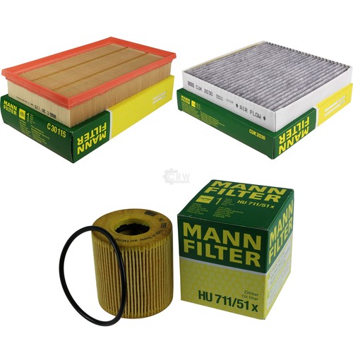 MANN-FILTER Inspektionspaket Filtersatz für Jaguar XF Sportbrake 2.2 D