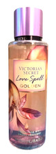 VICTORIA  S SECRET LOVE SPELL GOLDEN FRAGRANCE BODY MIST SPRAY SPLASH 8.4 oz