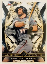 2018 Topps Finest Corner Stones Paul Goldschmidt #FC-PG ARIZONA DIAMONDBACKS