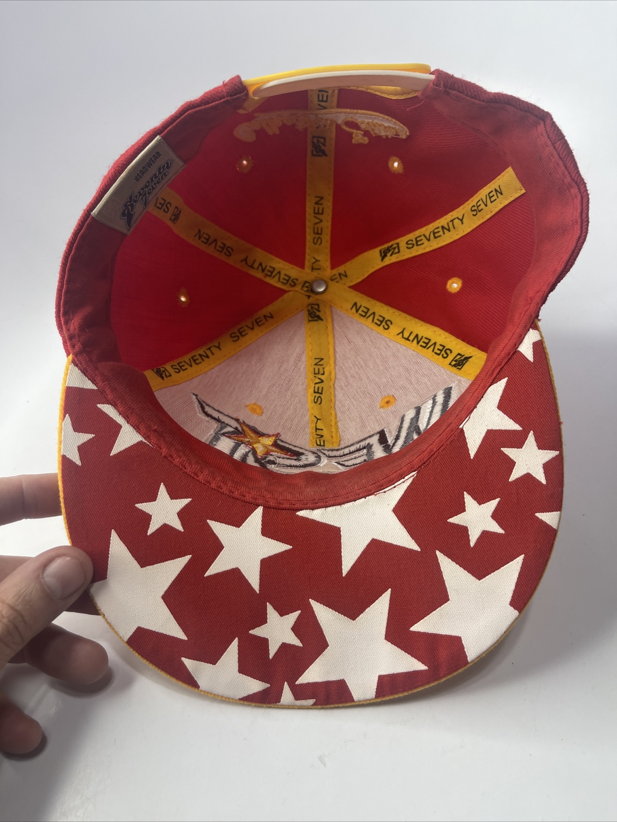 vintage seventy seven collectors edition west hat cap red stars USA SnapBack