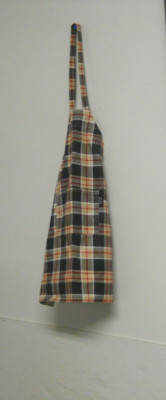 TWO LUMPS OF SUGAR KITCHEN  PLAID CHEF'S APRON  CUISINE, COCINA,