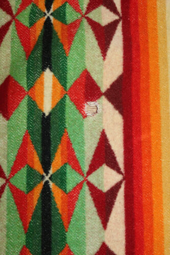 Pendleton Beaver State vintage green southwestern print blanket - Picture 8 of 9