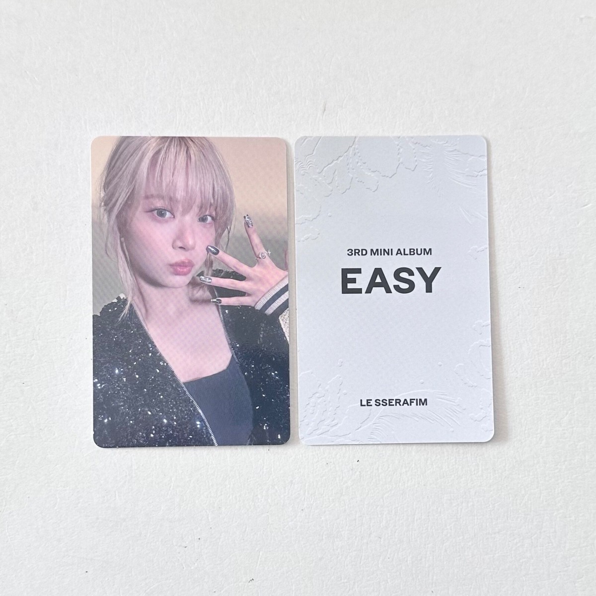 ルセラフィム EASY weverse ラキドロ スペシャルカード サクラ LE SSERAFIM] EASY / Lucky Draw Japan limited photocard