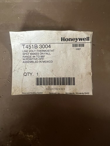 HONEYWELL T451B3004 (NEW IN BOX) - Picture 3 of 3