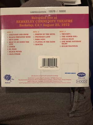 Grateful Dead: Dave's Picks Vol. 24 Berkeley, CA 8/25/72 (Sealed