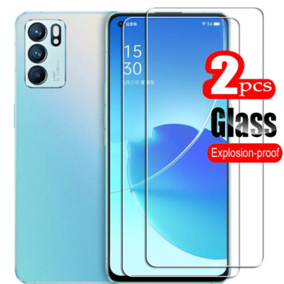 2PCS OPPO Reno 8 7 6 5 RENO 6 Reno5 Lite 5A 5Z Tempered Glass Screen Protector