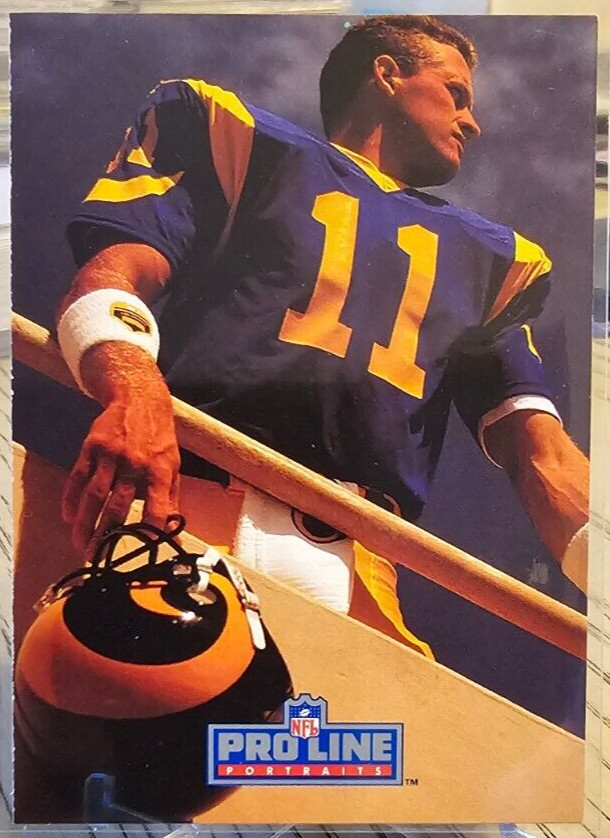 1991 Pro Line Portraits Jim Everett #259 Rams