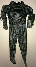 BATMAN VS SUPERMAN BOYS HALLOWEEN COSTUME 4 PC MASK JUMPSUIT small RUBIES