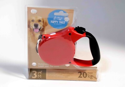 Automatik Hundeleinen 3 m - max 20kg - Happy Tails 3m Retractable Dog Lead