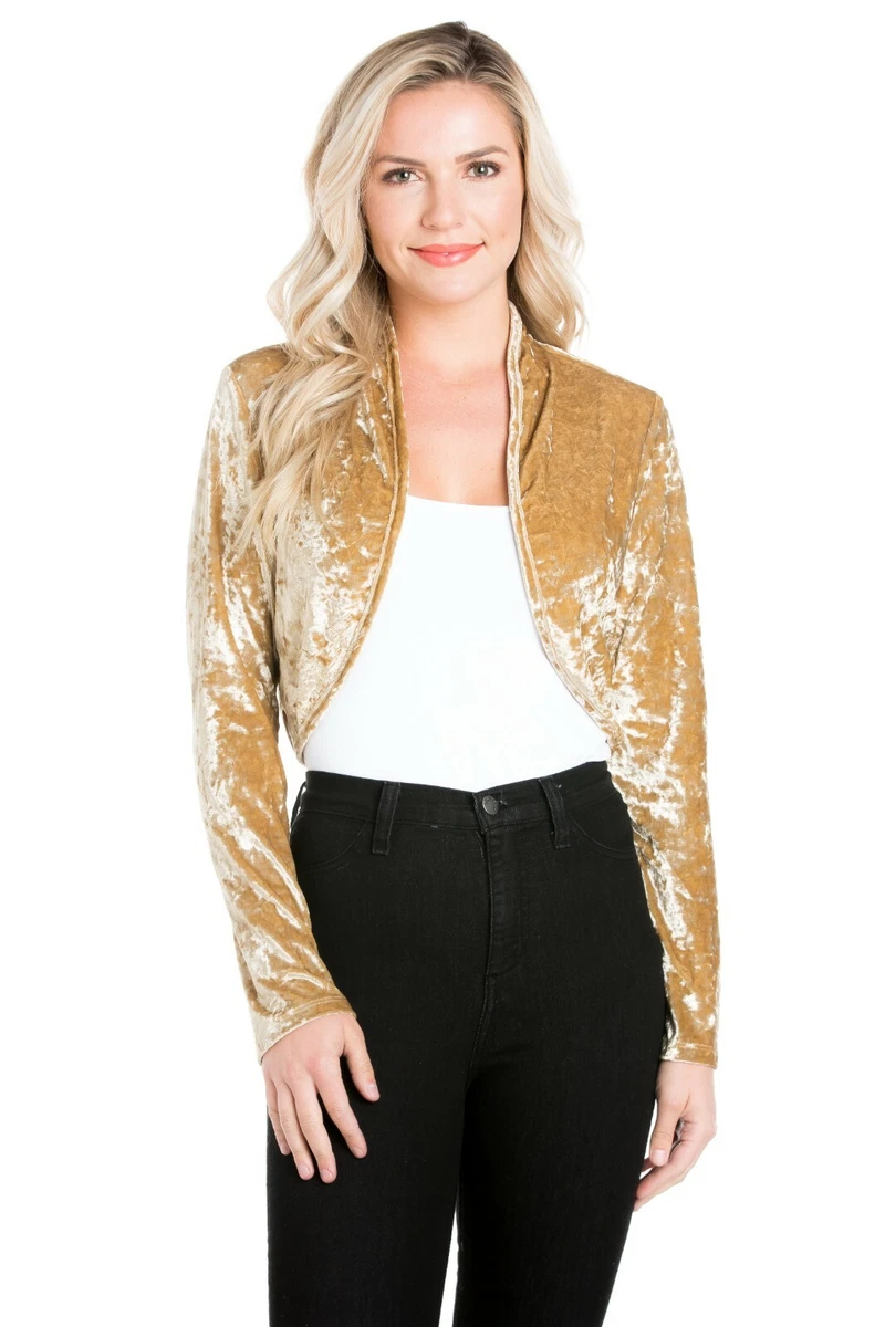 Velvet bolero best sale shrug
