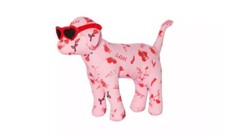 VICTORIA'S SECRET PINK VALENTINE SUNGLASSES PLUSH STUFFED ANIMAL MINI DOG TOY