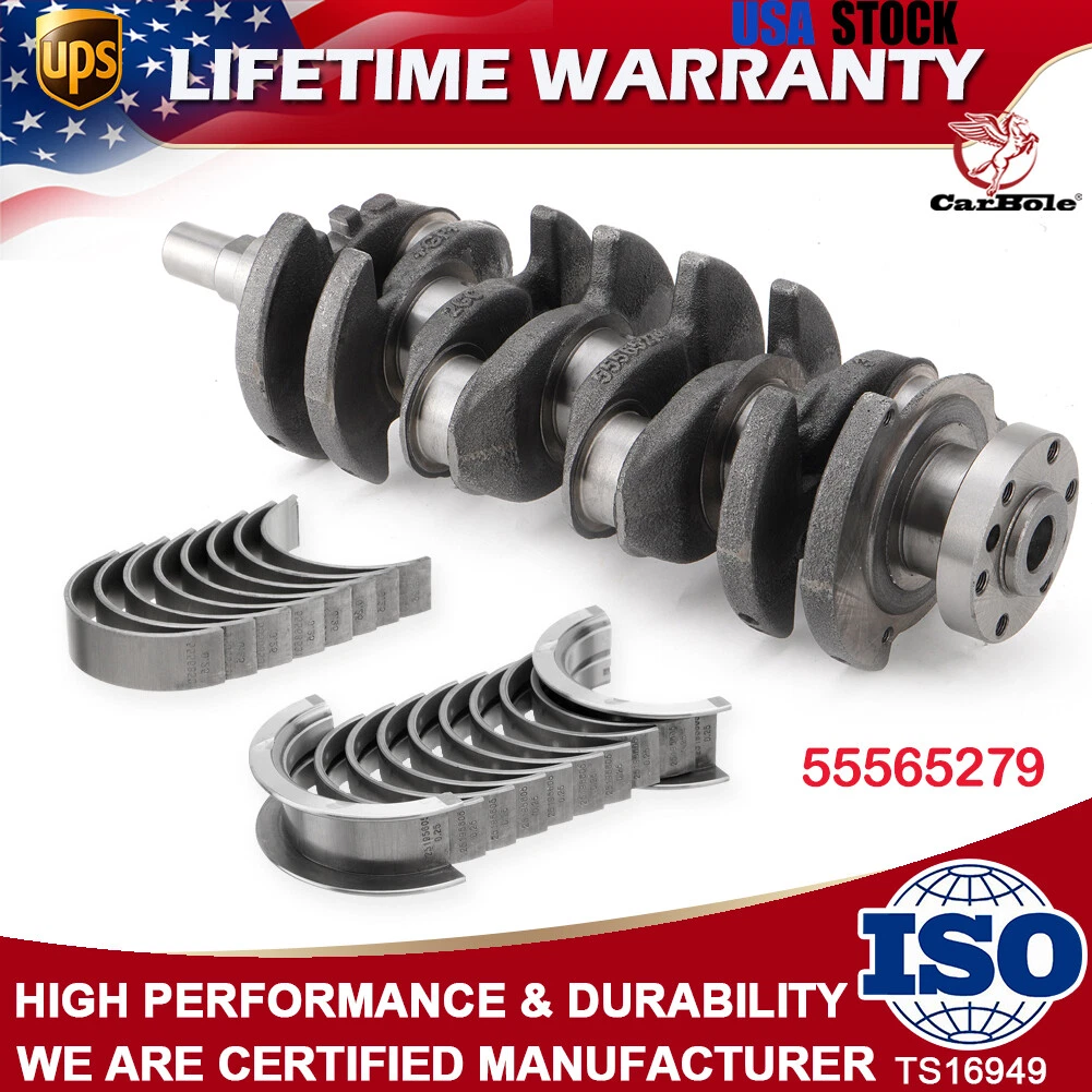 1.4L Turbo STD Main & Rod Bearing + Crankshaft for Chevy Sonic Trax Cruze Encore