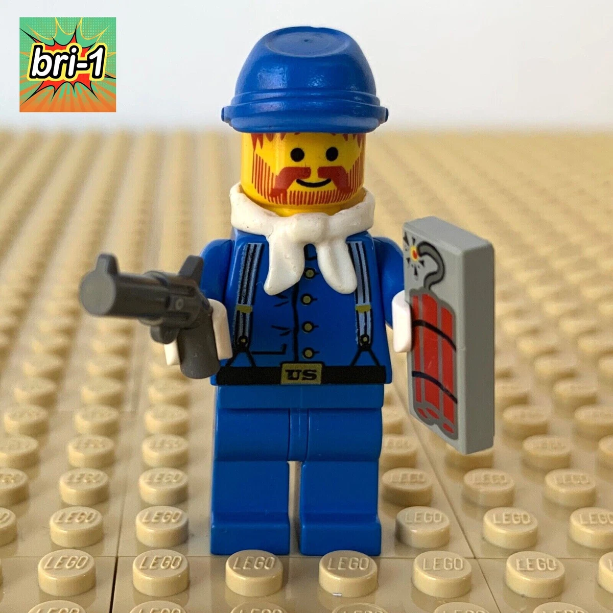 LEGO Western Cavalry Soldier TNT GUN ww006 6706 FRONTIER PATROL 1997