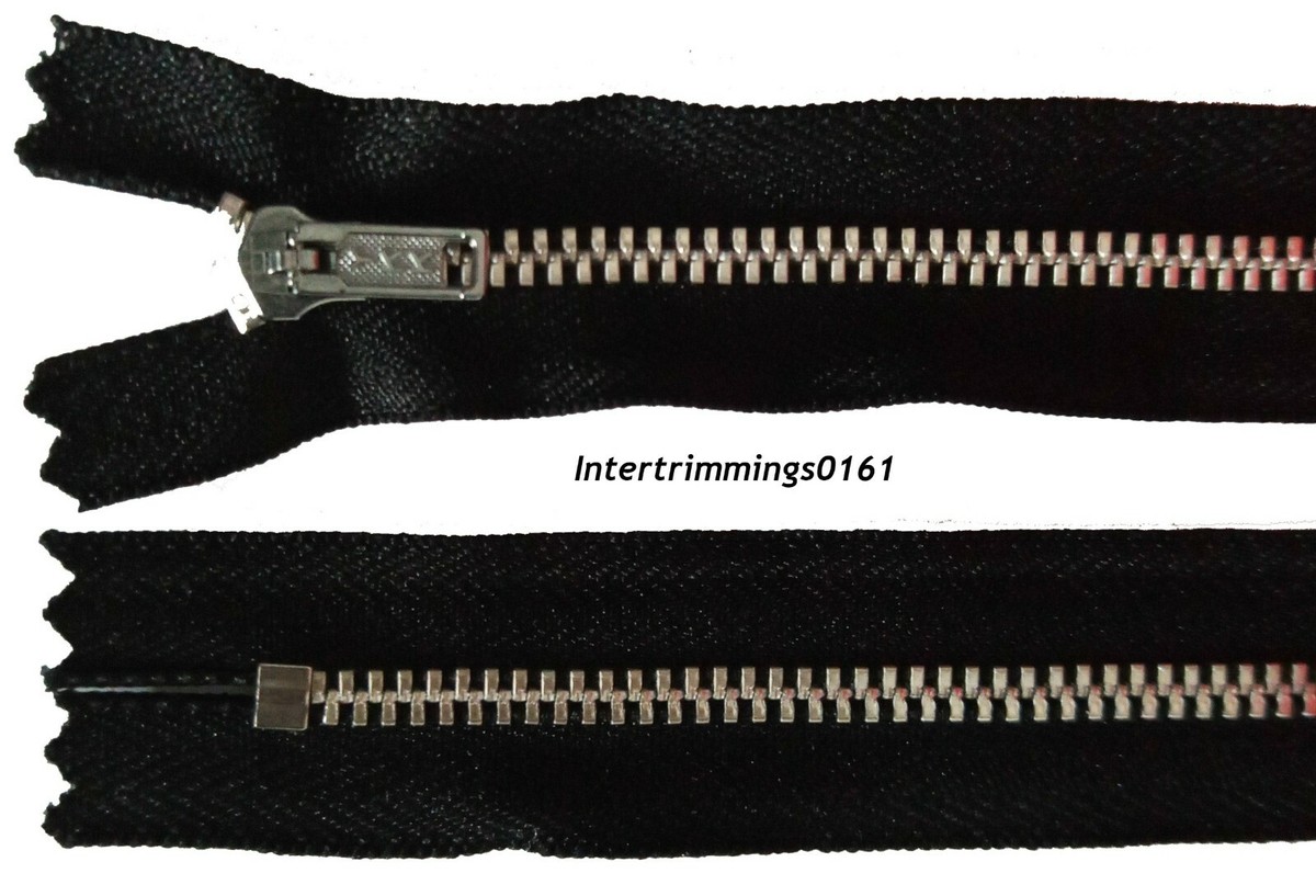 YKK ZIP, BLACK, 11.5