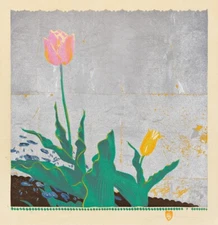 Gustave Baumann : Tulips : 1930 : Archival Quality Art Print 13"X19"