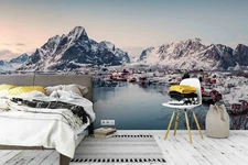 3D Mountain Landscape Self-adhesive Removeable Wallpaper Wall Mural Sticker 94