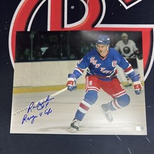 Ron Greschner Autographed Rangers 11x14 Photo Signed Steiner CX
