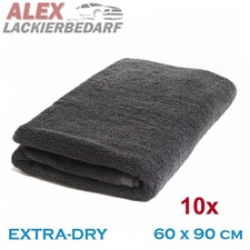 10x Premium Trockentuch Autotuch XXL 60x90cm Ultra saugstark Microfasertuch