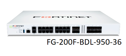 Fortinet Fortigate-200F Hardware +3 year 24X7 Forticare and