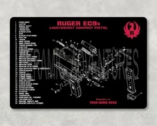 RUGER   Bench Mat Gun Cleaning  CHOOSE YOUR STYLE  Gaming Mouse Mat