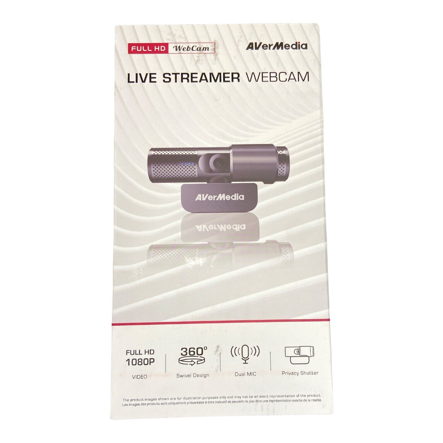 AVERMEDIA Live Streamer Webcam Full 1080P HD CAM PW313C
