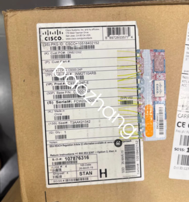 C9300-24P-E Cisco 24 port 3-layer POE core switch NEW