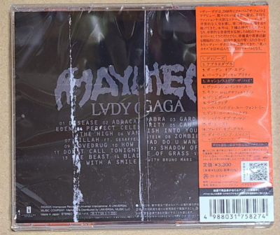 LADY GAGA MAYHEM WITH BONUS TRACK 2025 JAPAN CD new | eBay
