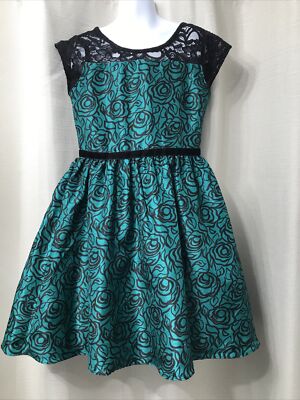 girls holiday dress size 8 Cassidy Ruffle Midi Dress