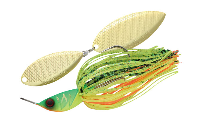 Jackall Spinnerbait DOOON 1/4 oz # Maruhata Chart Tiger NEW - Image 2