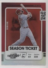 2021 Panini Contenders Season Ticket Optic Red Prizm Paul Goldschmidt #54 04cw