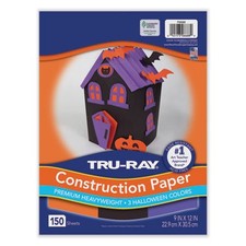 Pacon P6688 Tru-ray Construction Paper 70lb 9x12 Assorted Halloween 150/pack