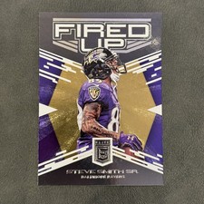 2017 Donruss Elite Steve Smith Sr. #3 Fired Up #/299 Baltimore Ravens