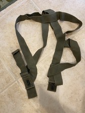 US Military OD M-1950 Green Pants Suspenders M1950 1962