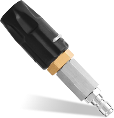 #ad #ad 7 12 GPM High Pressure Power Twist Nozzle Adjustable Downstream Soft Wash Nozzle $11.99