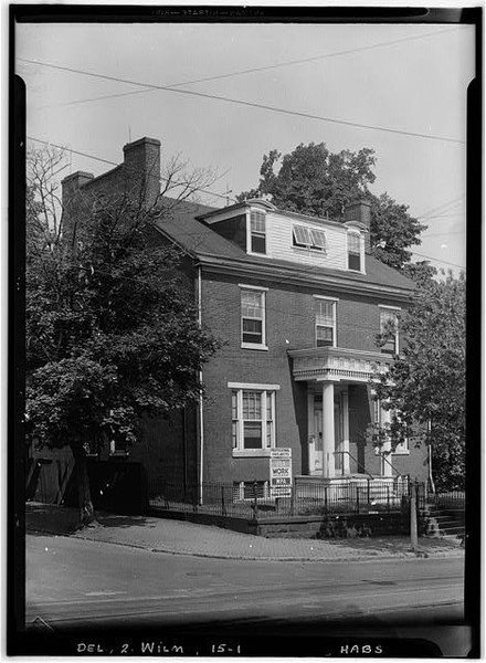 Foto: Casa colonial de ladrillo Wilmington Delaware Joseph Price ca 1826