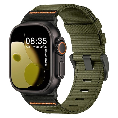 Cinturino Nylon per Apple Watch Ultra 2 10 9 8 7 6 5 4 SE 41 44 46 40 45mm 49mm - Foto 10 di 22